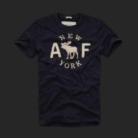 heren af korte tees new york moose logo donkere marineblauw Shop Utrecht 1cb92871